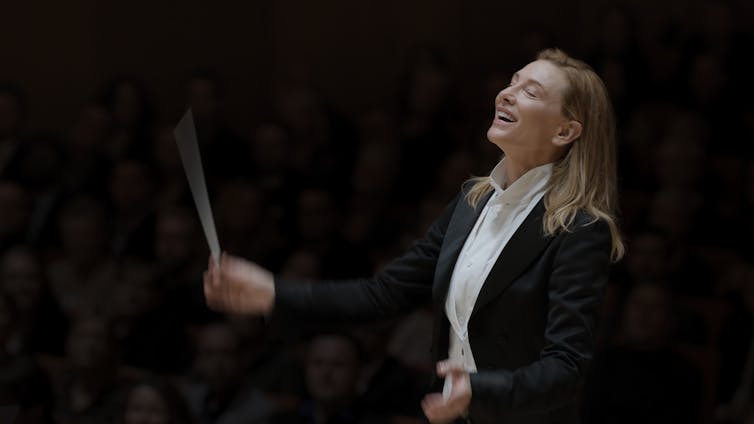 A female conductor.