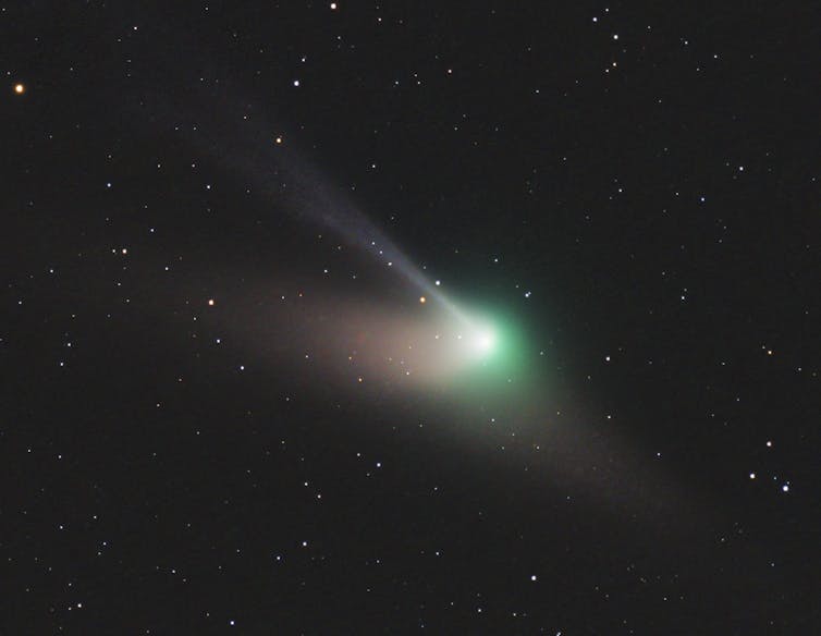 El cometa verde ZTF ha aumentado su magnitud y ya se puede ver a simple vista