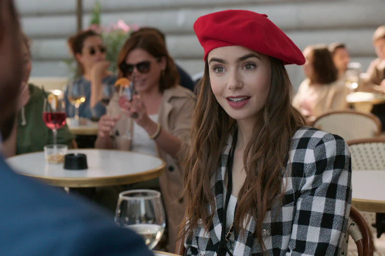 A scene from 'Emily in Paris'.