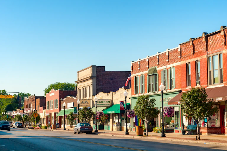 a town's main street