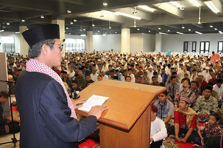 Ceramah lingkungan hidup.