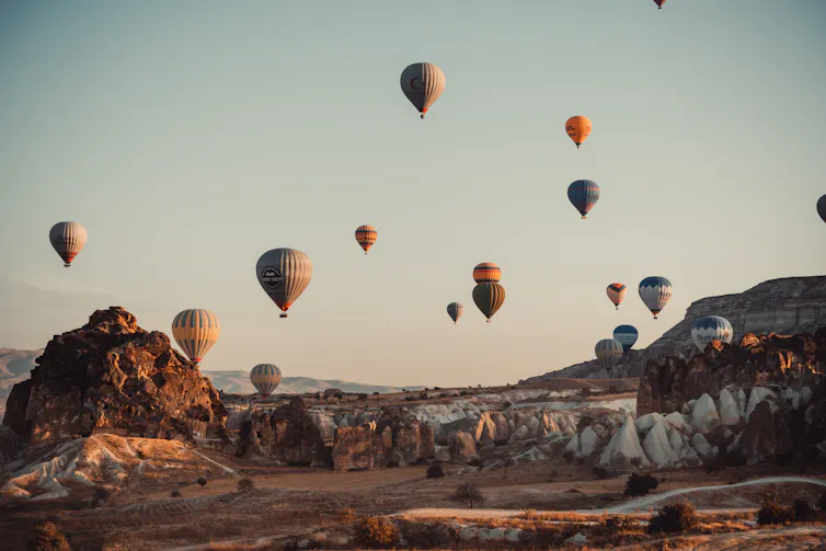 udara di balon udara
