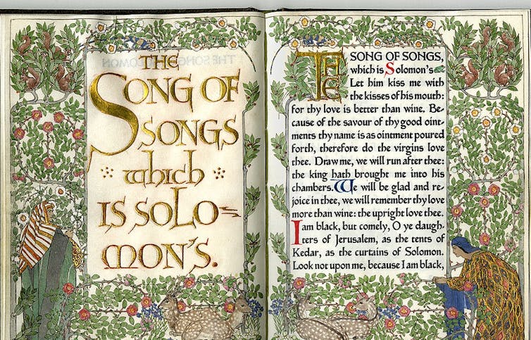 Why Why is a love poem full of sex in the Bible? Readers have been struggling with the Song of Songs for 2,000 years