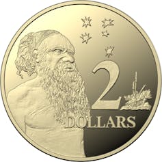 Gwoya Jungarai on the $2 coin.