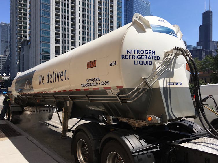 liquid nitrogen truck