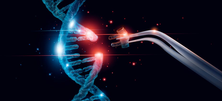 Genetic engineering technology and breakthroughs visual