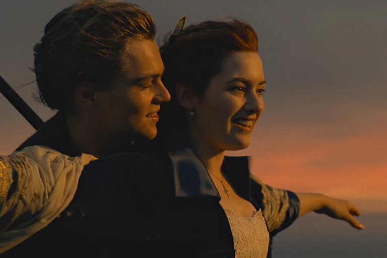Kate and Leo on the boat