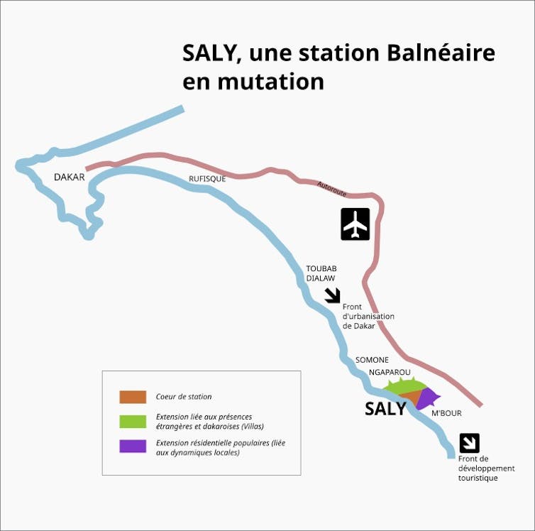 Plan d'urbanisation de la ville de Saly