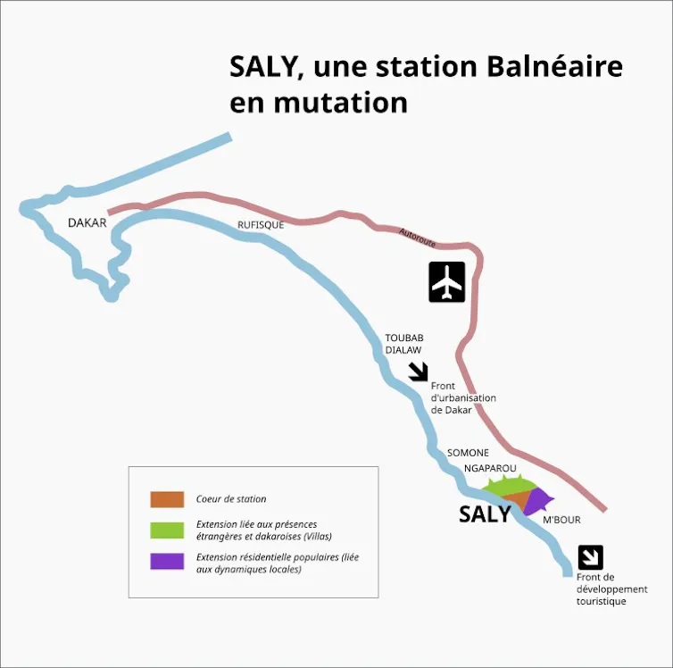 Plan d'urbanisation de la ville de Saly