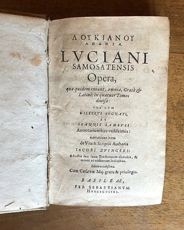 Page of an old manuscript with writing in Latin.