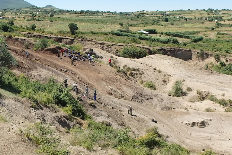The site of Nyayanga on the shores of Lake Victoria, western Kenya