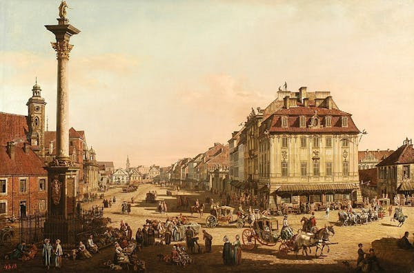 View of Warsaw from Kraków Gate”, around 1778 src=