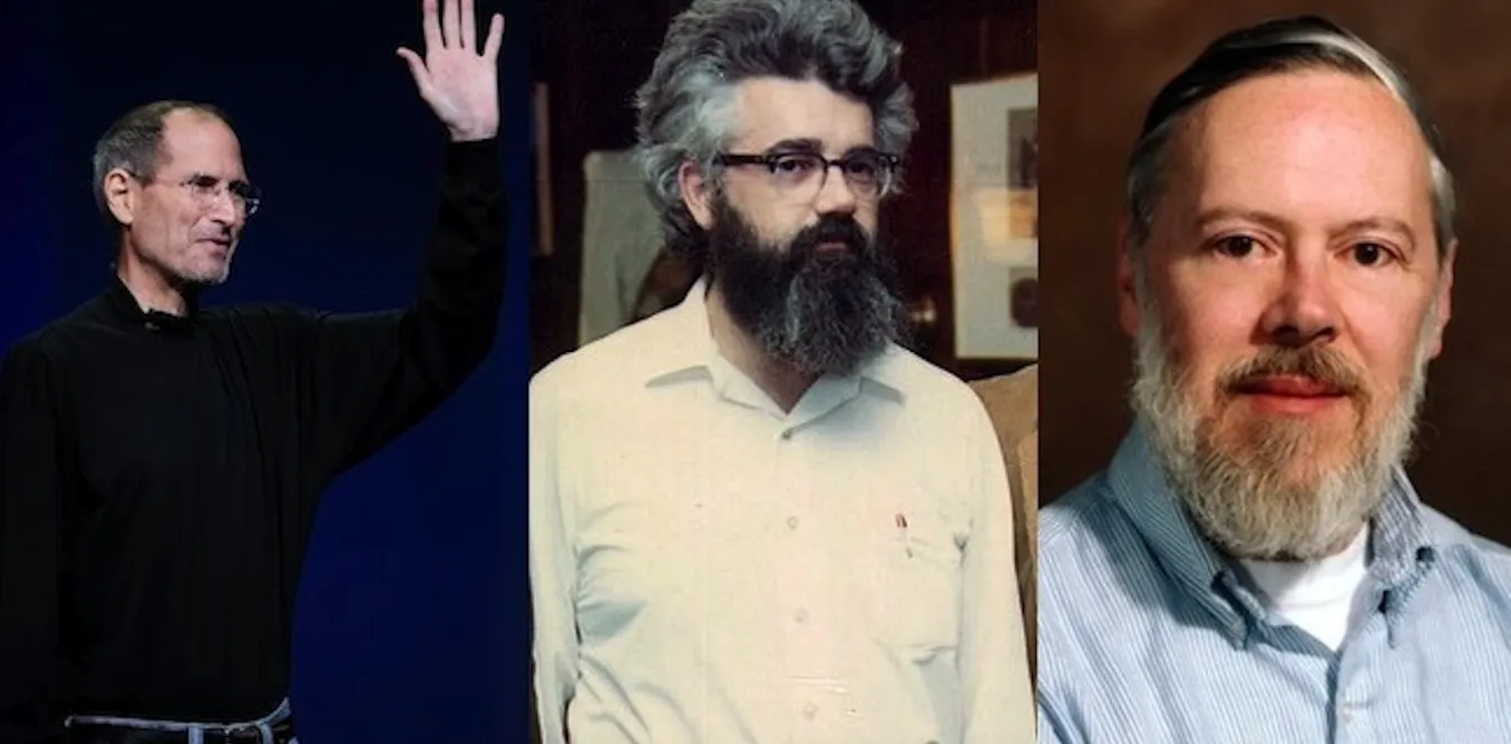 Steve Jobs John McCarthy Dennis Ritchie Three Of A Kind And Don t steve-jobs-john-mccarthy-dennis-ritchie-three-of-a-kind-and-don-t