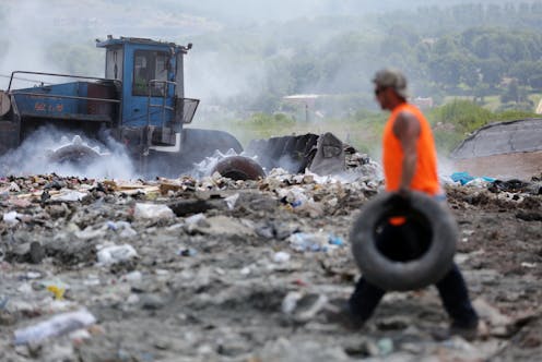 Will we eventually have to send our trash into space if we run out of room on Earth?