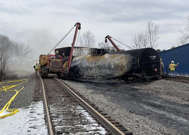 How dangerous was the Ohio chemical train derailment? An environmental engineer assesses the long-term risks
