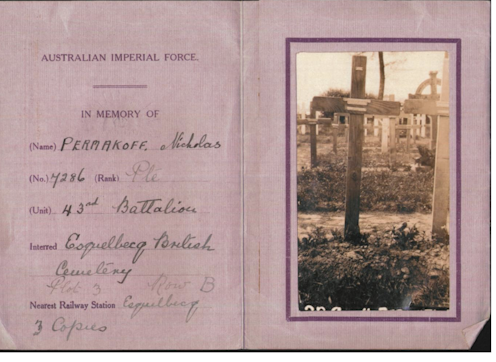the tragic stories of two Australian deserters in WWI
