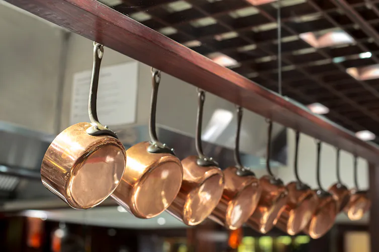 copper pans