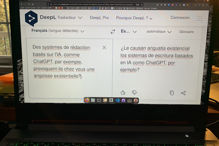 Un écran d'ordinateur affichant du texte