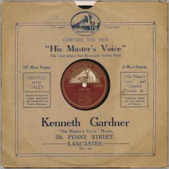 A brown plain vinyl record sleeve.