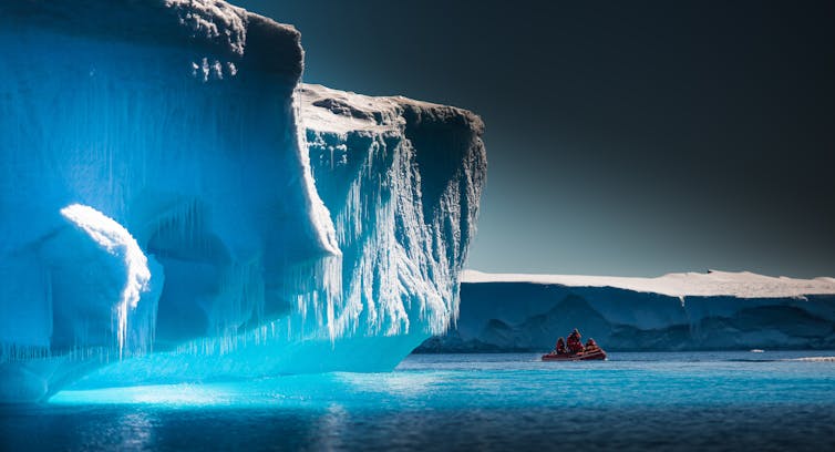 Ice extent in the Antarctic