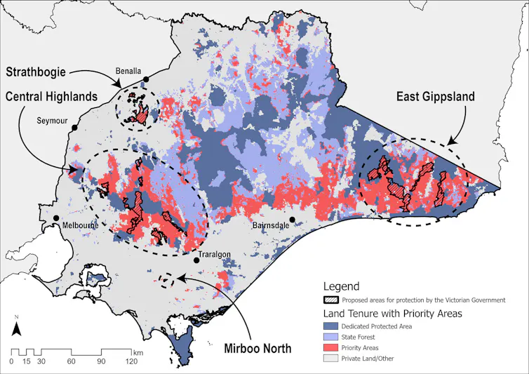 map eastern victoria logging