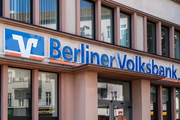 Знак немецкого банка