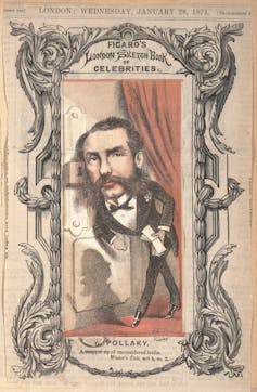 man in a tuxedo with Victorian muttonchops