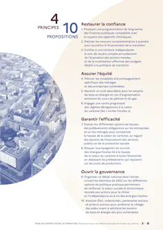 Page récapitulant les différents objectifs proposés par la note de l’Ademe