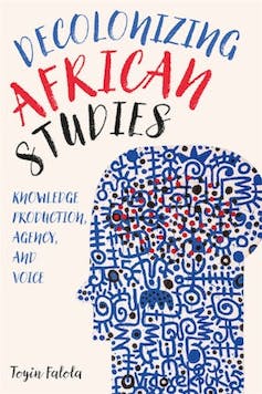 A book cover with an illustration of a human profile made up of symbols and squiggles.