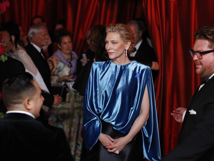 Cate Blanchett arrives for the 95th annual Academy Awards ceremony.Caroline Brehman/ EPA