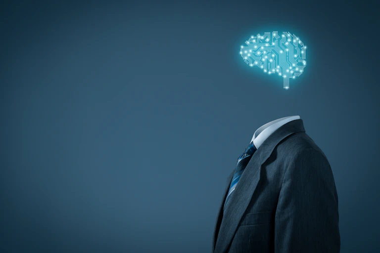 Brain representing artificial intelligence.