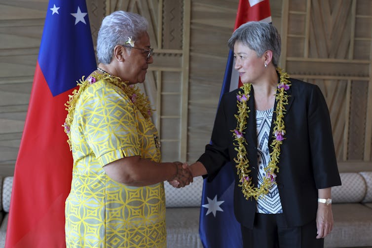 Penny Wong in the Pacific.