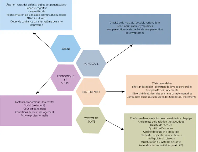 Facteurs économiques, confiance, compréhension, etc. influent sur la bonne observance thérapeutique