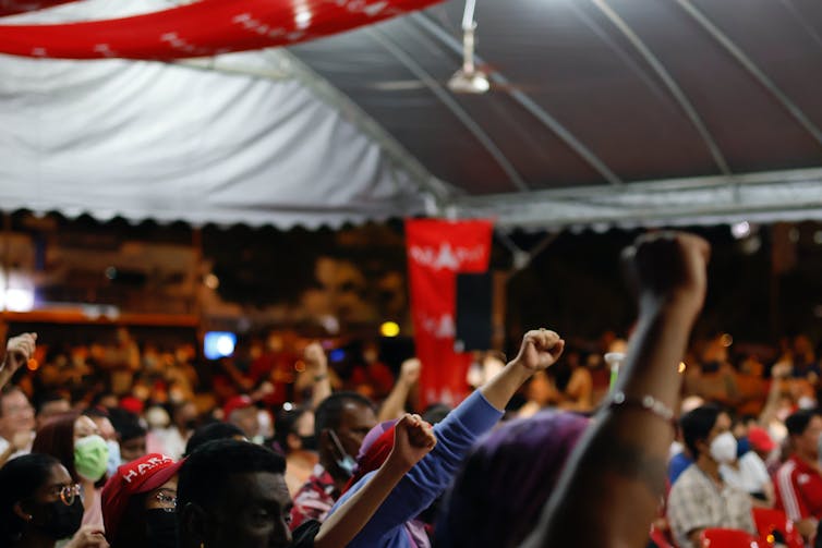 A Pakatan Harapan campaign in Penang, Malaysia