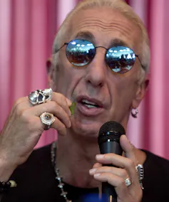 A man in sunglasses.