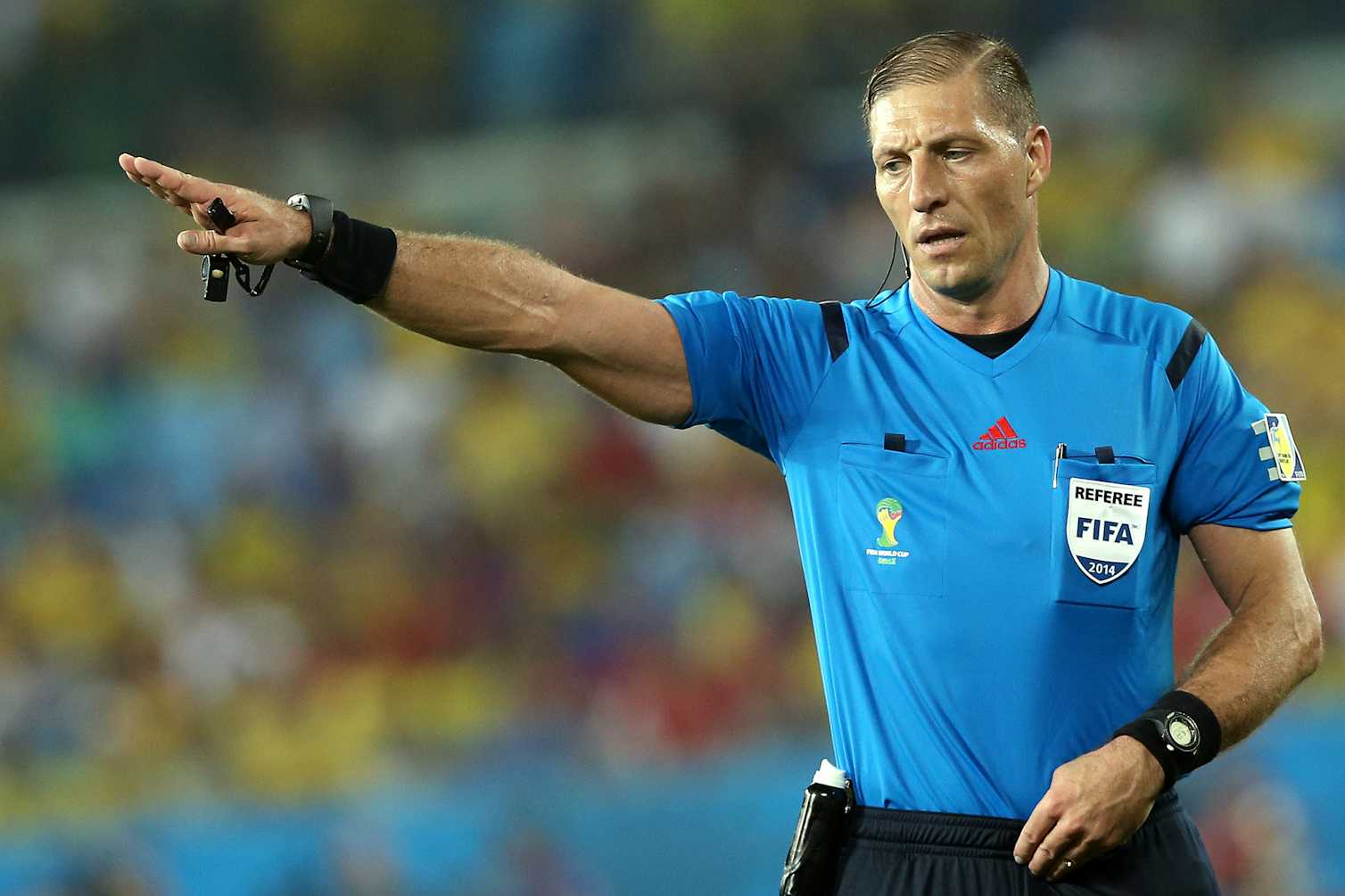 the players, World Cup referees are feeling the heat