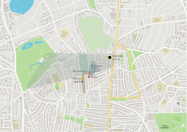 A map with a large colourful class=