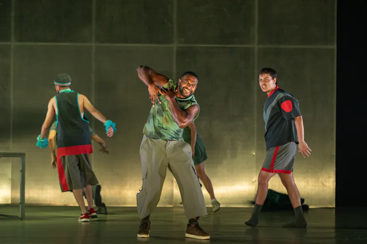 Dancers on stage