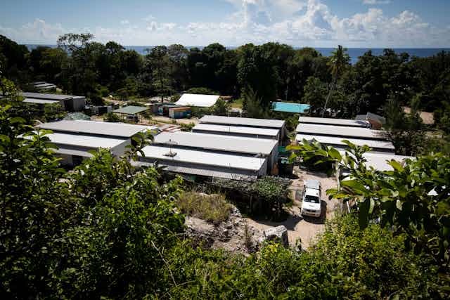 Nauru detention centre from above