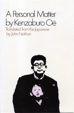 A book cover featuring a man and a boy.