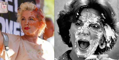 The yolk's on you: a brief history of throwing food and drink on people as protest