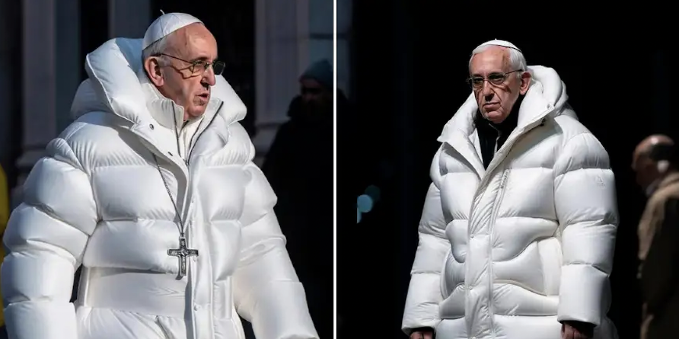 The Pope Francis puffer coat was fake – here's a history of real papal  fashion