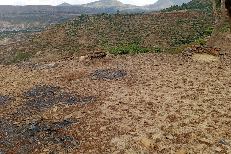 Ruined farmland