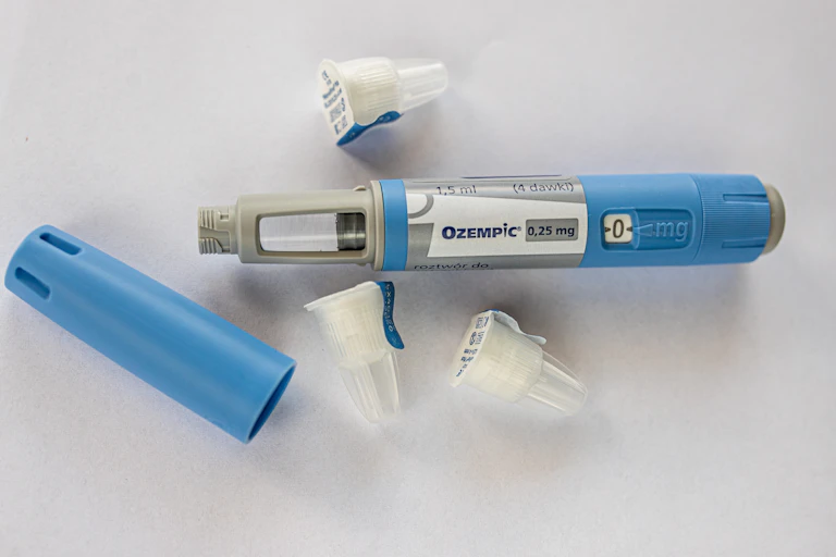 Seringue d'injection d'Ozempic.