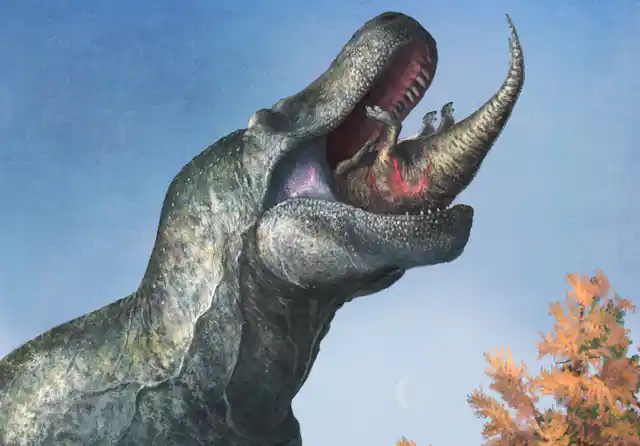 Tyrannosaurus rex: our new research shows it covered its enormous teeth ...