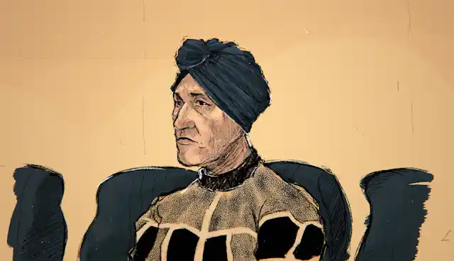 Courtroom sketch