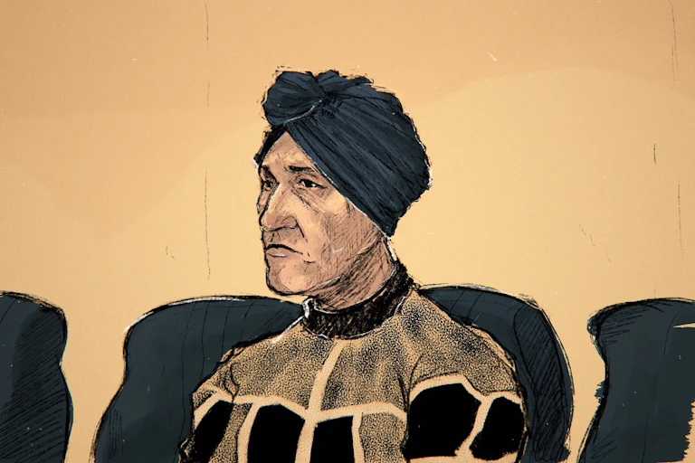 Courtroom sketch