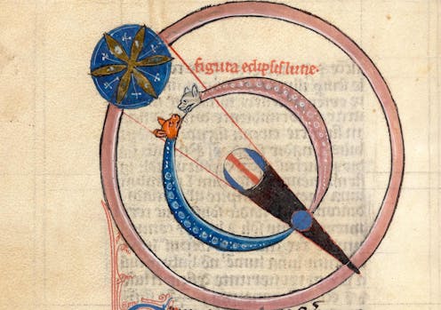 ‘Like blood, then turned into darkness’: how medieval manuscripts link lunar eclipses, volcanoes and climate change