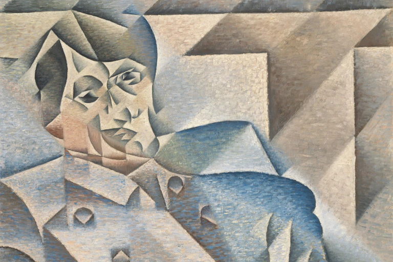 Retrato cubista de un hombre, Pablo Picasso.
