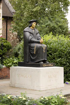 Statue de Thomas More à Londres